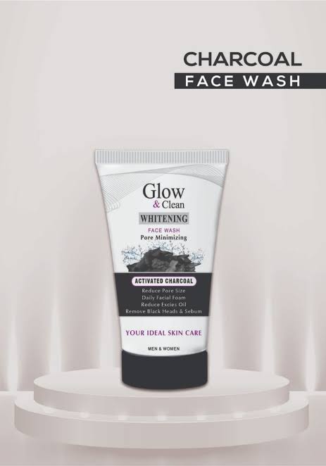 Glow & Clean Whitening Face Wash Charcoal 